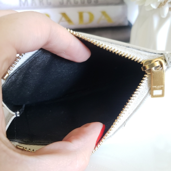 Authentic Pre-owned Yves Saint Laurent Cassandre Fragments Card Case - Picture 5 of 12